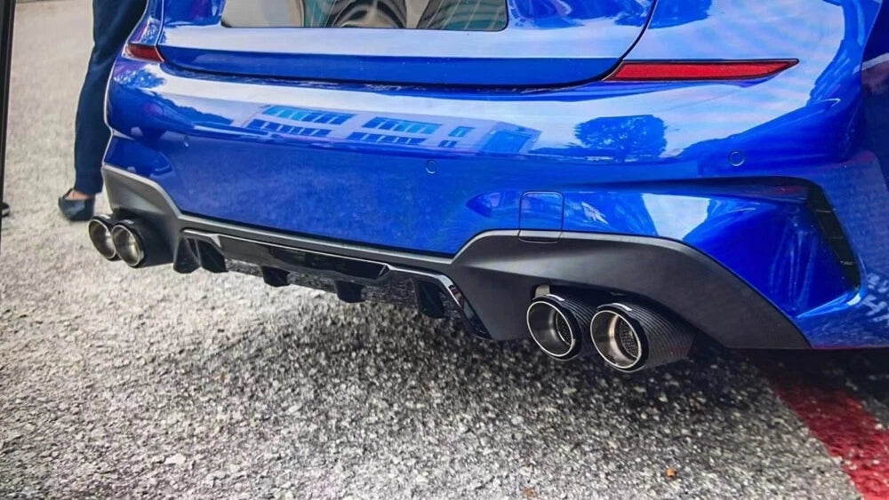 Carbon Fiber Rear Diffuser V2 - BMW 3 Series G20 (2018+)