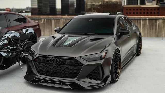 IMP Performance Carbon Fiber Bonnet with Display Glass - Audi RS7 (2019-2024)