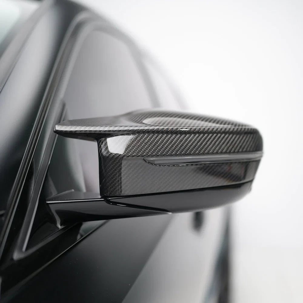 Carbon Fiber Engine Mirror Covers - BMW M4 G82 G83 (2020-2023)