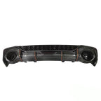 KB Style Carbon Fiber Rear Diffuser w Brake Light - Audi A4 S4 RS4 Sedan ( 2020 TO 2025 ) B9.5