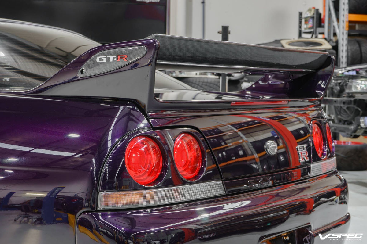 NS Style Carbon Fiber Rear Spoiler – Nissan Skyline R33 GTR / GTS (1993 - 1998)