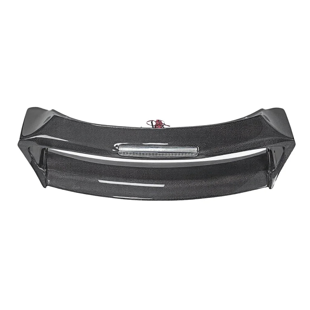 Carbon Fiber Spoiler w Adjustable Blade & Brake Light - Nissan 370Z (2009 - 2020) Z34