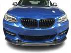 JCS Style Carbon Fiber Front Lip - BMW M235i M240i F22 (2014-2017)