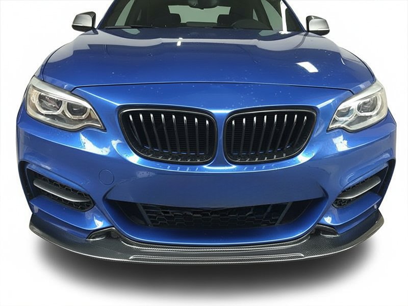 JCS Style Carbon Fiber Front Lip - BMW M235i M240i F22 (2014-2017)