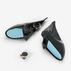 Ganador Style Carbon Fibre Aero Mirrors ( RHD ) - Nissan Silvia 200SX S14 S2 ( 1997 - 2000 )