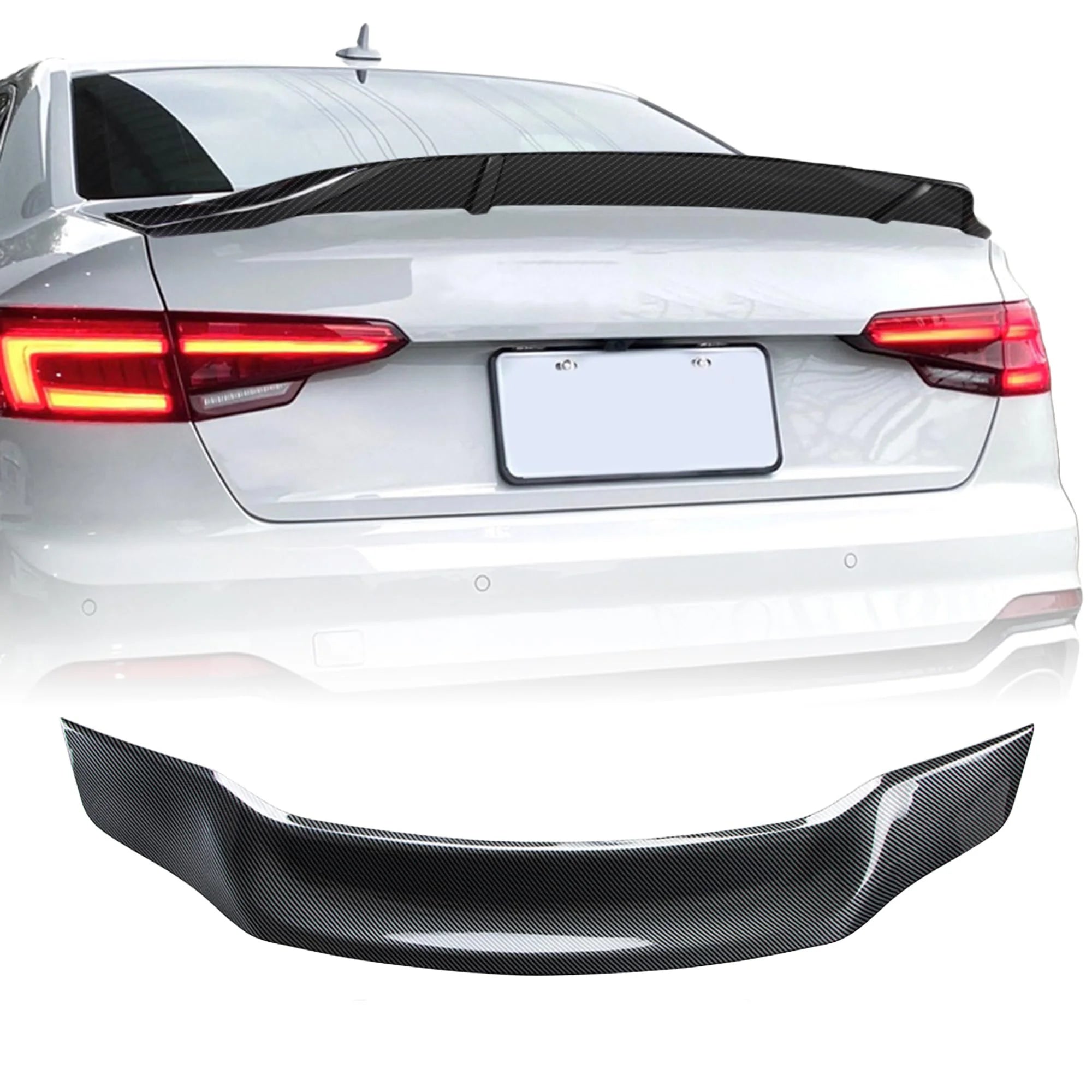 Duckbill Spoiler Carbon Fiber Lip Spoiler - Audi A4 S4 RS4 Sedan (2015-2020) B9