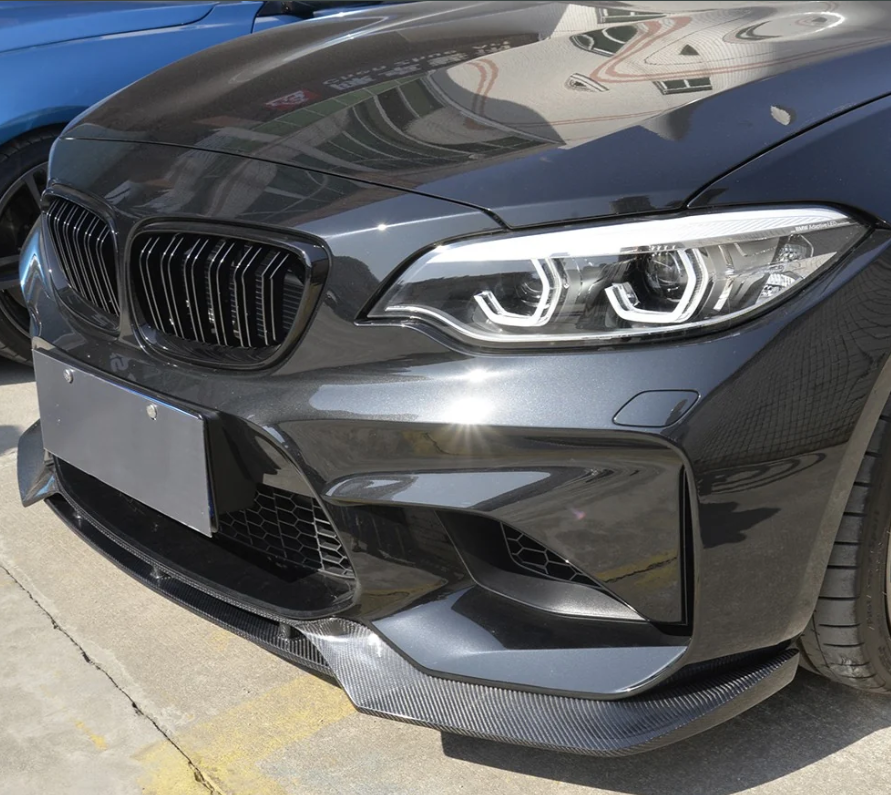 CZY Style Carbon Fiber Front Lip - BMW M2 F87 ( 2016 - 2017 )