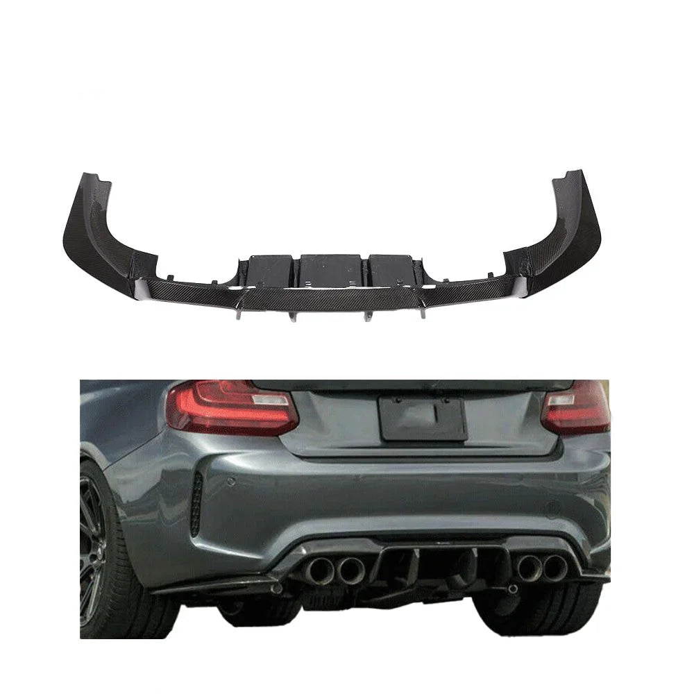 Carbon Fiber Rear Diffuser - BMW F87 M2 Competition (2016-2017)