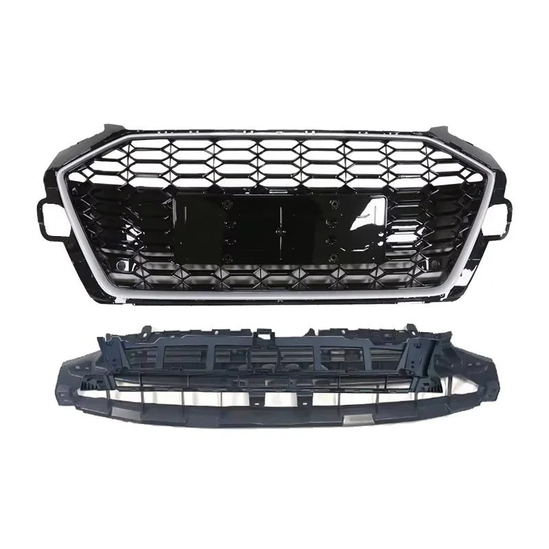 RS4 Style Honeycomb Grill - Audi A4 S4 RS4 Sedan Hatchback (2020-2025) B9.5