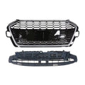 RS4 Style Honeycomb Grill - Audi A4 S4 RS4 Sedan Hatchback (2020-2025) B9.5