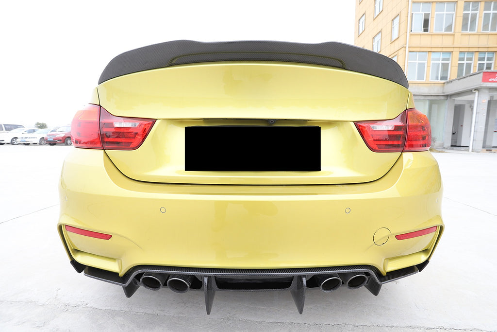 Carbon Fiber Rear Lip Spoiler V3 - BMW M4 F82 (2014-2020)