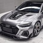 IMP Performance Partial Carbon Fiber Bonnet with Display Glass - Audi RS7 (2019-2024)