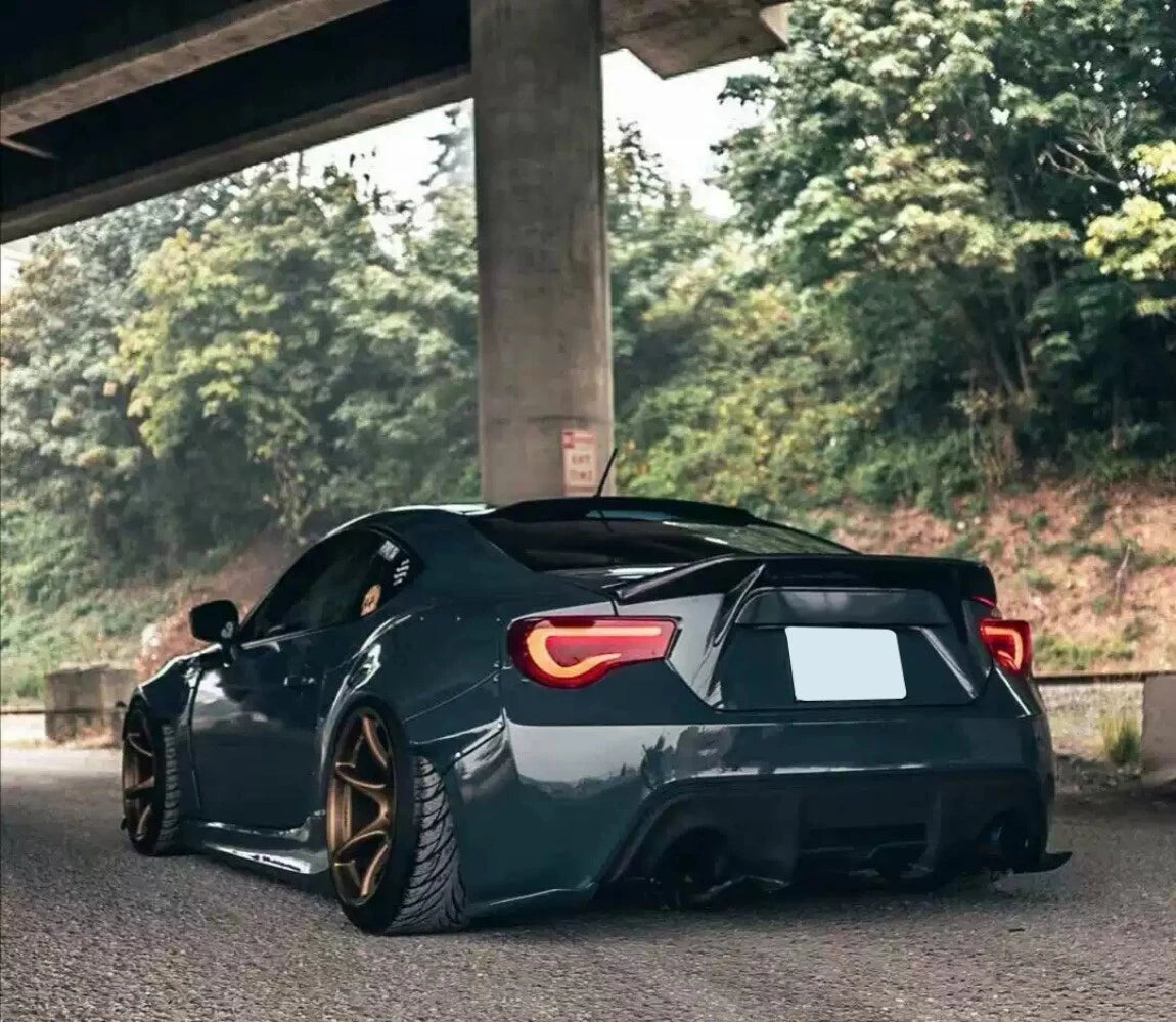 AB Style Carbon Fiber Duck Lip Spoiler - Toyota GT86 ZN6 ( 2012 - 2017 )