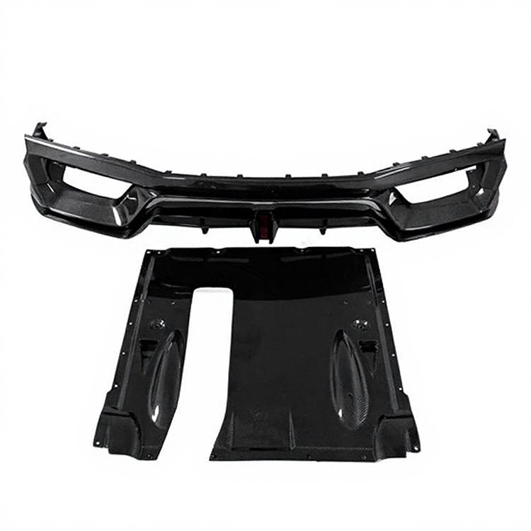 Black Sails Style Carbon Fiber Rear Diffuser – Nissan GT-R R35 (2012 - 2016) DBA