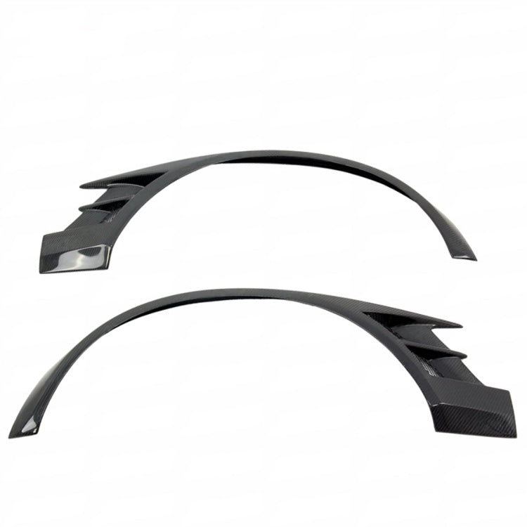 Voltex Style Carbon Fiber Front Fender Add-Ons - Mitsubishi Evolution 8 & 9 (2003-2007) CT9A