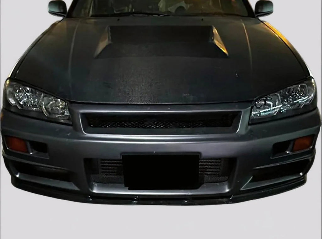 Nismo Style Fiber Glass Front Bumper - Nissan Skyline R34 GTR (1999 - 2002)