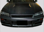 Nismo Style Fiber Glass Front Bumper - Nissan Skyline R34 GTR (1999 - 2002)