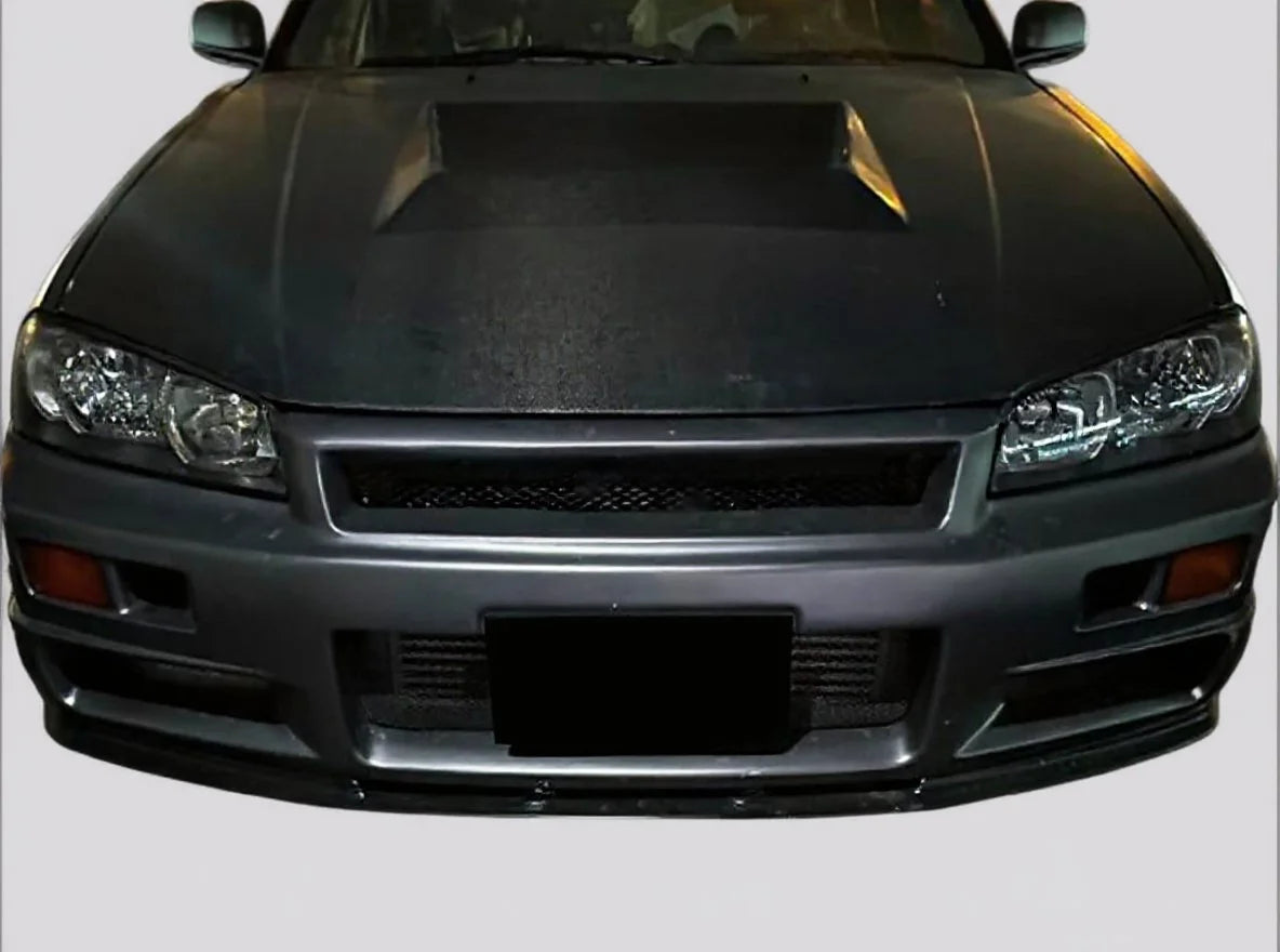 Nismo Style Fiber Glass Front Bumper - Nissan Skyline R34 GTR (1999 - 2002)
