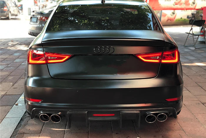 Carbon Fiber Rear Diffuser - Audi A3 S3 Sedan (2017-2020) 8V