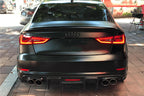 Carbon Fiber Rear Diffuser - Audi A3 S3 Sedan (2017-2020) 8V