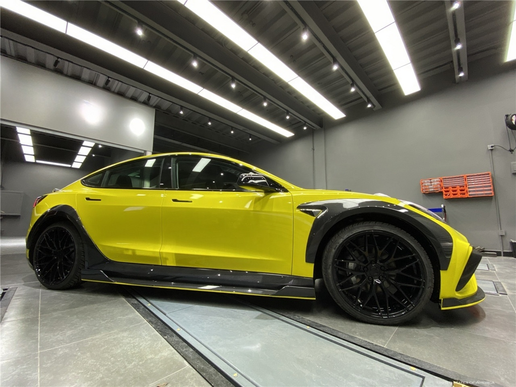 IMP Performance Carbon Fiber Side Skirts V2 - Tesla Model 3 (2017-2022)