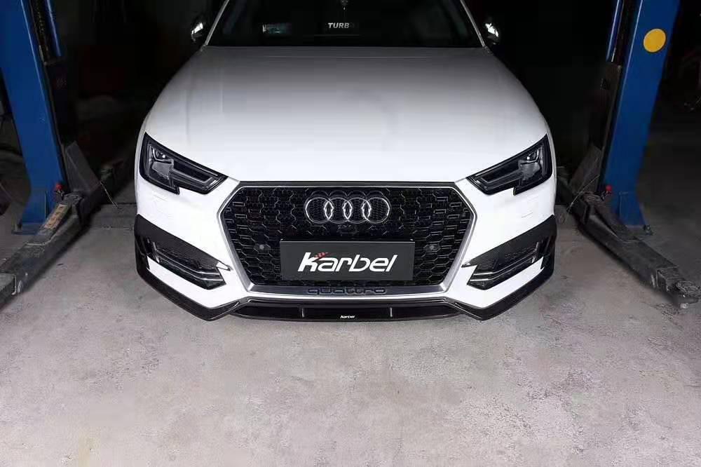 KB Style Front Lip - Audi A4 S4 RS4 Sedan (2015-2020) B9