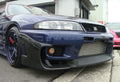 GD Style Carbon Fiber Front Bumper Canard – Nissan Skyline R33 GTR (1993 - 1998)
