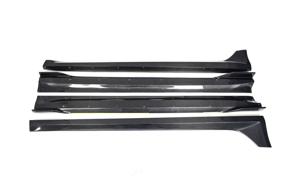 IMP Performance Carbon Fiber Side Skirts & Bottom Sill V2 - Tesla Model 3 (2017-2022)