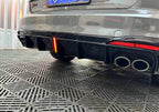 Carbon Fiber Rear Diffuser w/ Brake Light - Audi A4 S4 RS4 Sedan (2020-2025) B9.5