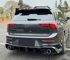 Carbon Fiber Roof Spoiler - Volkswagen Golf MK8 GOLF R / R LINE / GTI ( 2020+ )