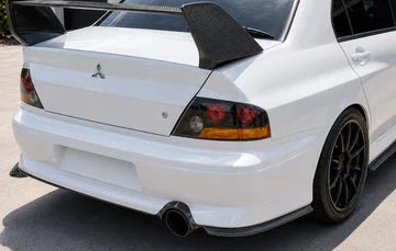 MR Style Carbon Fiber Rear Spats - Mitsubishi Evolution 7 8 9 ( 2001 TO 2007 ) CT9A