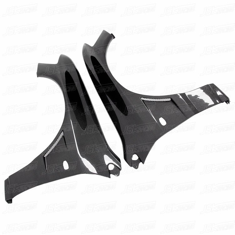 Voltex X Style Half Carbon Fiber Front Fender - Mitsubishi Evolution 7 8 9 ( 2001 TO 2007 )