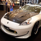 Amuse Style Vented Carbon Fiber Bonnet - Nissan 370Z ( 2009 - 2020 ) Z34