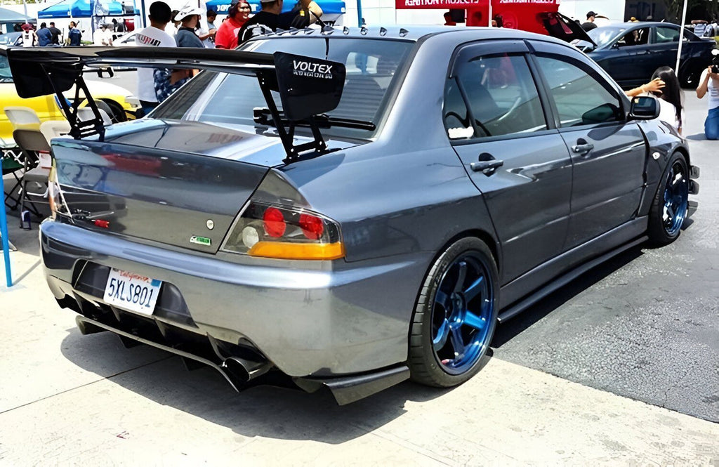 VLT Style Carbon Fiber Spoiler - Mitsubishi Evolution 7 8 9 ( 2001 TO 2007 ) CT9A