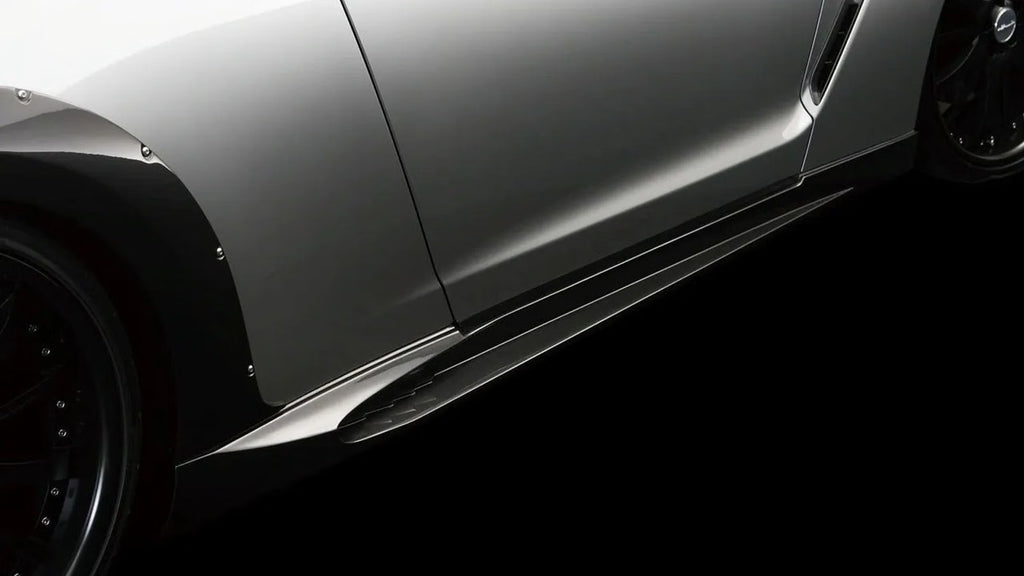Wald Style Carbon Fiber Side Skirts – Nissan GT-R R35 (2008 – 2016) CBA / DBA