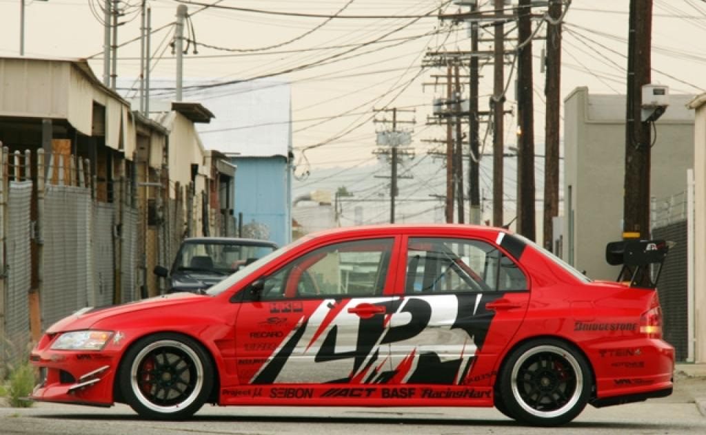 APR Style Carbon Fiber Spoiler - Mitsubishi Evolution 7 8 9 ( 2001 TO 2007 ) CT9A