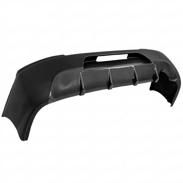 OEM Style Half Carbon Fiber Rear Bumper - Mitsubishi Evolution 7 8 9 ( 2001 TO 2007 ) CT9A