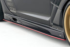 Varis Style Carbon Fiber Side Skirts – Nissan GT-R R35 (2008–2016) CBA / DBA
