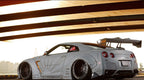 Liberty Walk Performance Style Carbon Fiber Rear Spoiler - Nissan GT-R R35 ( 2008 - 2016 ) CBA / DBA