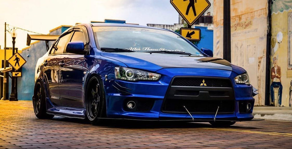 Forged Carbon Window Visor - Mitsubishi Evolution X (2007-2016) CZ4A
