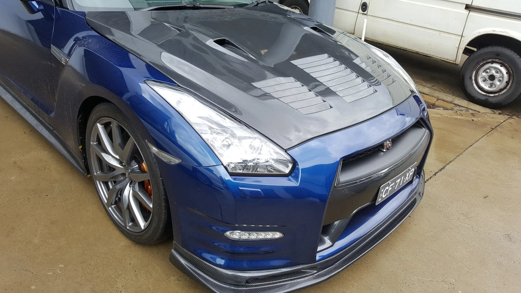 Nismo Style Forged Carbon Front Lip - Nissan GT-R R35 (2012 - 2016) DBA