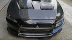 Varis Style Carbon Fiber Front Lip - Mitsubishi Evolution X (2007-2016) CZ4A