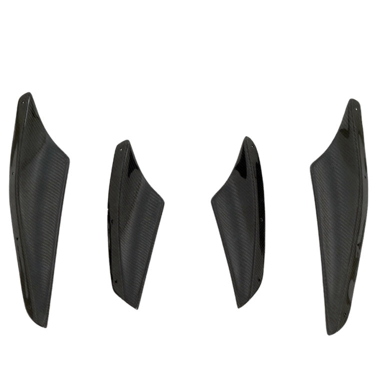 VA Style Carbon Fiber Front Canards - Mitsubishi Evolution X (2006-2016) CZ4A