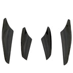 VA Style Carbon Fiber Front Canards - Mitsubishi Evolution X (2006-2016) CZ4A
