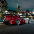 Amuse Style Carbon Fiber Rear Spoiler w Brake Light - Nissan 370Z ( 2009 - 2013 ) Z34