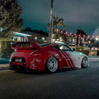 Amuse Style Carbon Fiber Rear Spoiler w Brake Light - Nissan 370Z ( 2009 - 2013 ) Z34