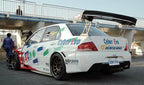 Voltex Style Carbon Fiber Rear Fender Add-Ons - Mitsubishi Evolution 8 & 9 (2003-2007) CT9A