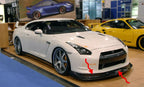 Mines Style Carbon Fiber Front Lip - Nissan GT-R R35 ( 2008 - 2011 ) CBA