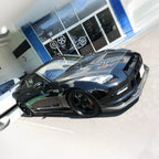 Varis Wide Style Carbon Fiber Front Lip - Nissan GT-R R35 ( 2008 - 2011 ) CBA