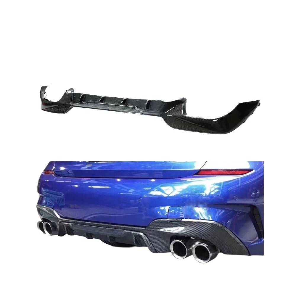 Carbon Fiber Rear Diffuser V2 - BMW 3 Series G20 (2018+)